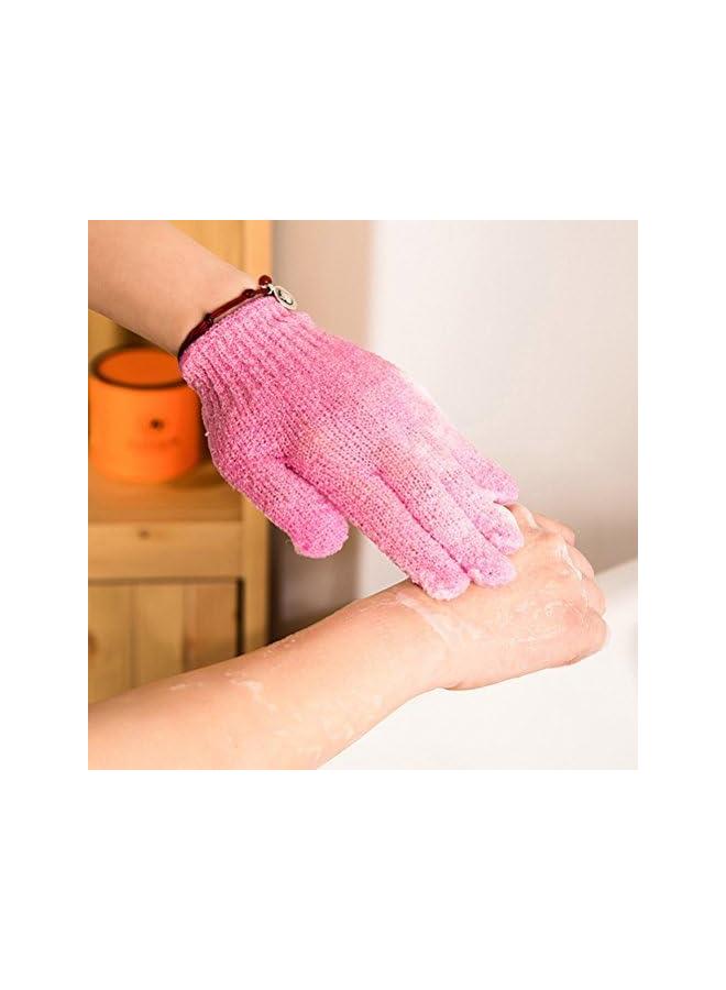 klarako Exfoliating Bath Gloves for Body Scrub Exfoliator 4 Pairs  - Image 2