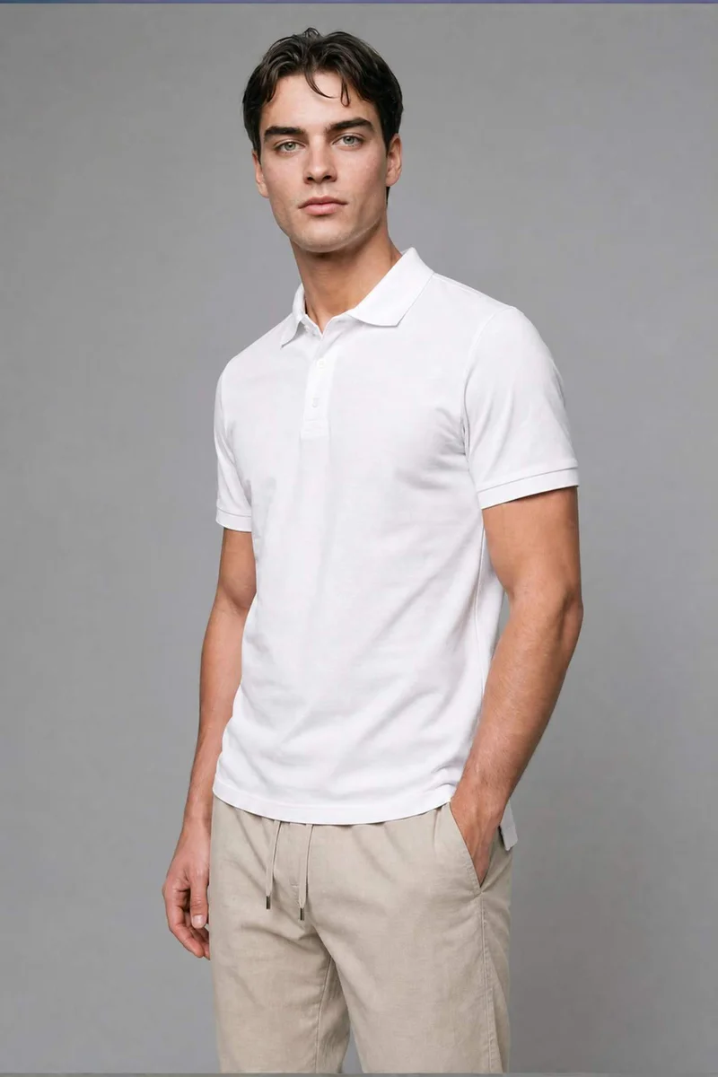 ديفاكتو Regular Fit Short Sleeve Polo T-Shirt