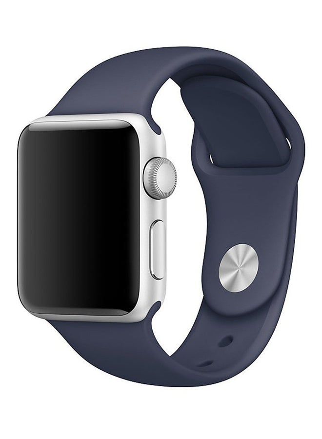 بيوينتي حزام بديل لساعة آبل سلسلة 3/2/1 باللون الأزرق - Image 2