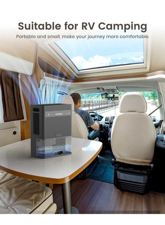 Jack & Rose Dehumidifier for Bedroom, rv Dehumidifier for Inside Camper,95 OZ Water Tank,Garage  - Image 2