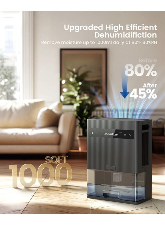 Jack & Rose Dehumidifier for Bedroom, rv Dehumidifier for Inside Camper,95 OZ Water Tank,Garage  - Image 3