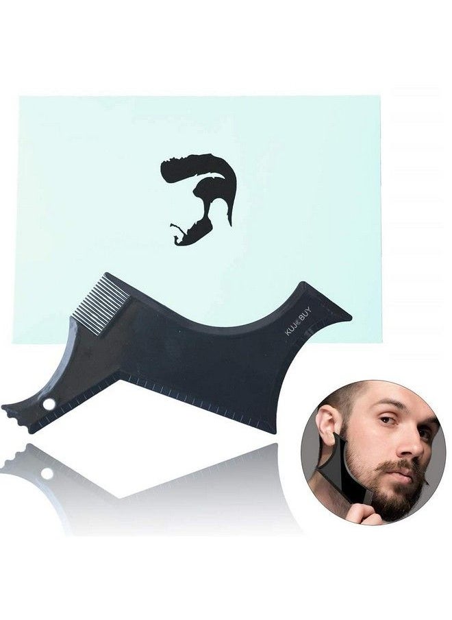 Beard Shaper Inbuilt Comb For Perfect Line Up With Edging Use With Beard Trimmer Barber Razor To Style Your Beard And Facial Hair Beard Shaping Tool