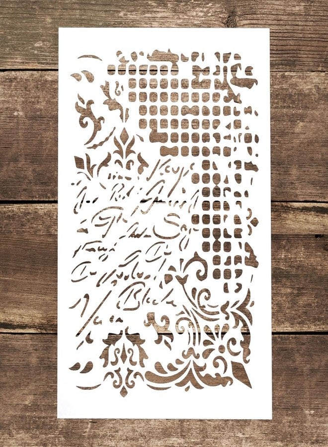 SLGIFT DIY Decorative Harlequin Stencil Template for Painting on Canvas Wood Furniture Craft Paper (A4 Size) - Image 1