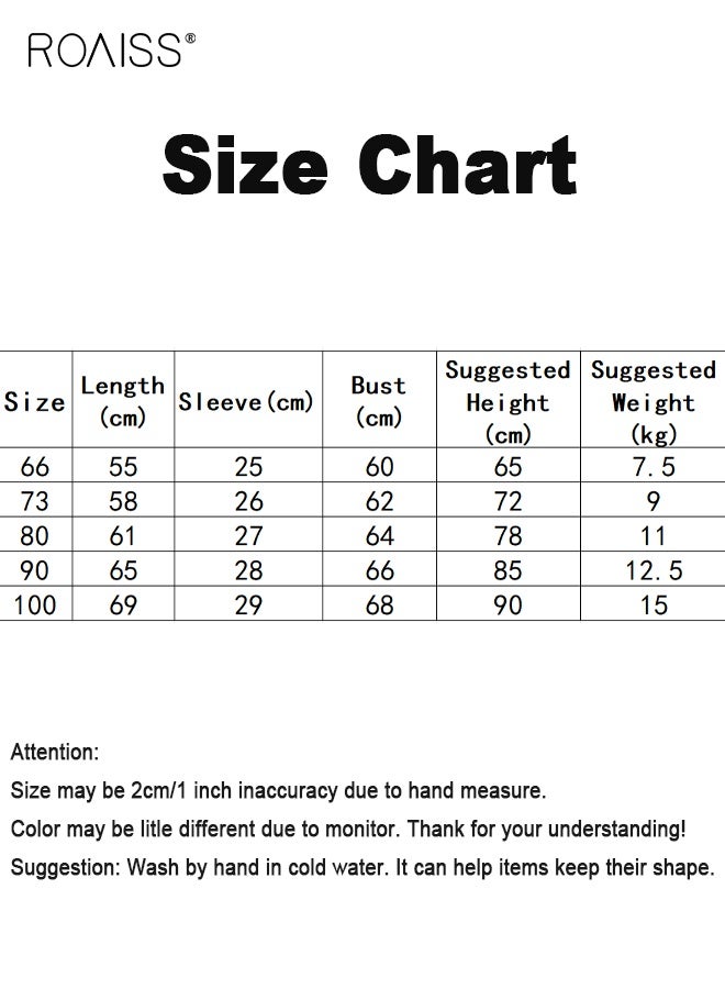 roaiss Unisex Baby Rompers with Adorable Patterns, Skin-friendly Playsuit for Babies, Comfortable Breathable Pajamas, Long Sleeve Onesie Pjs, Newborn Onesies for Newborn, Suitable for Daily Wear, Family Gatherings, Parent-child Photos - Image 5