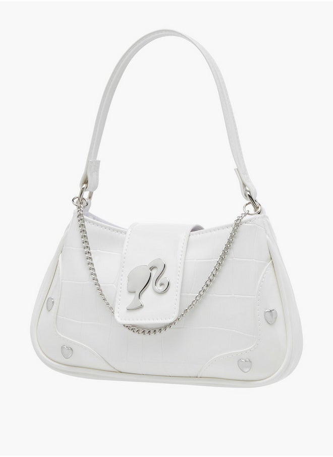 Barbie Girls Applique Shoulder Bag with Chain Strap  - Image 2