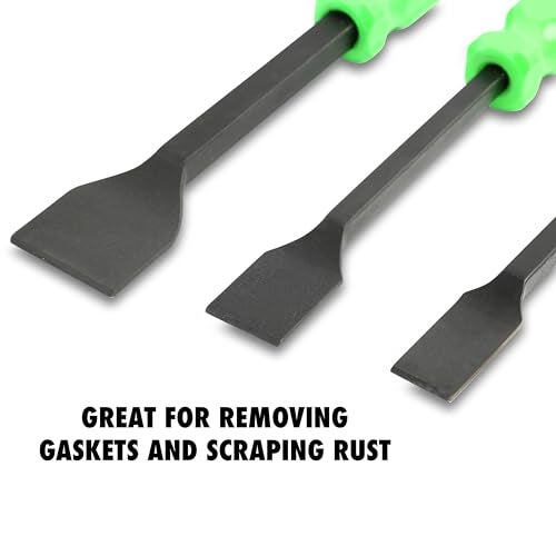 OEMTOOLS 26501 Gasket Scraper Tool, 3-Piece Automotive Tools for Removing Oil Pan Gasket, Valve Gasket Cover, Cleaning Scraper Set - Image 4