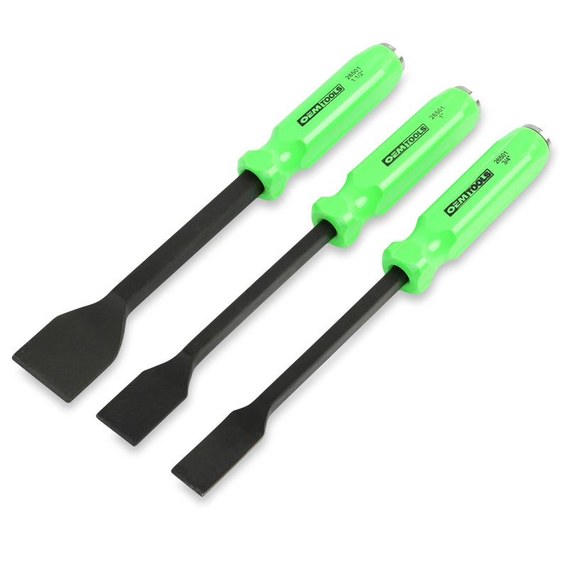 OEMTOOLS 26501 Gasket Scraper Tool, 3-Piece Automotive Tools for Removing Oil Pan Gasket, Valve Gasket Cover, Cleaning Scraper Set - Image 2