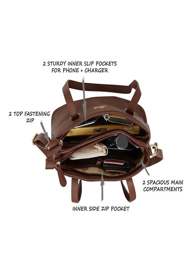 Lavie Women's Handbag (Brown) - Image 5