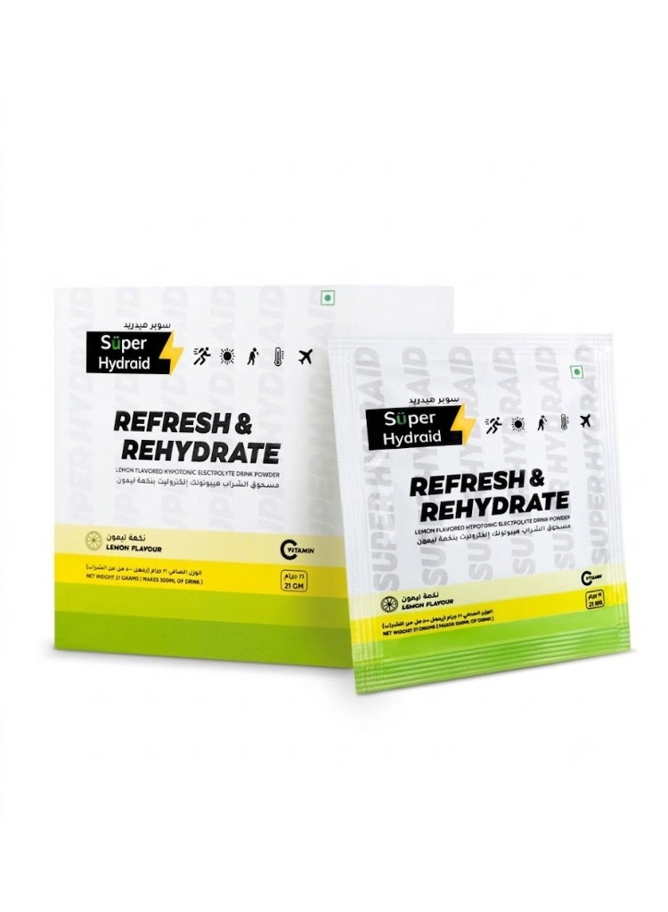 Super Hydraid Electrolyte Drink Mix - Lemon - Image 1