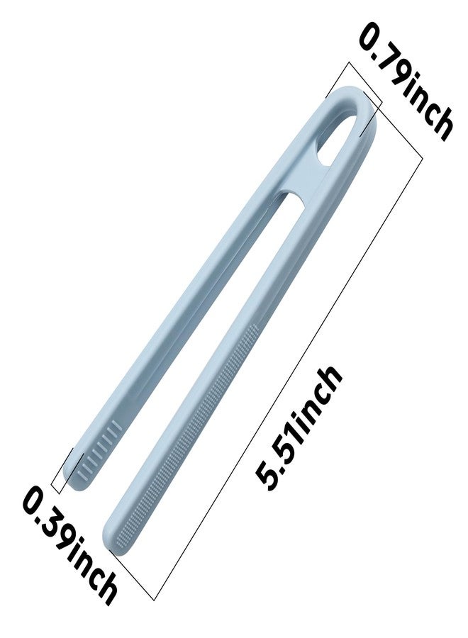 Septe 3 Pcs 5.5 Inch Silicone Mini Tongs,silicone tongs for cooking (3 Colors) - Image 2