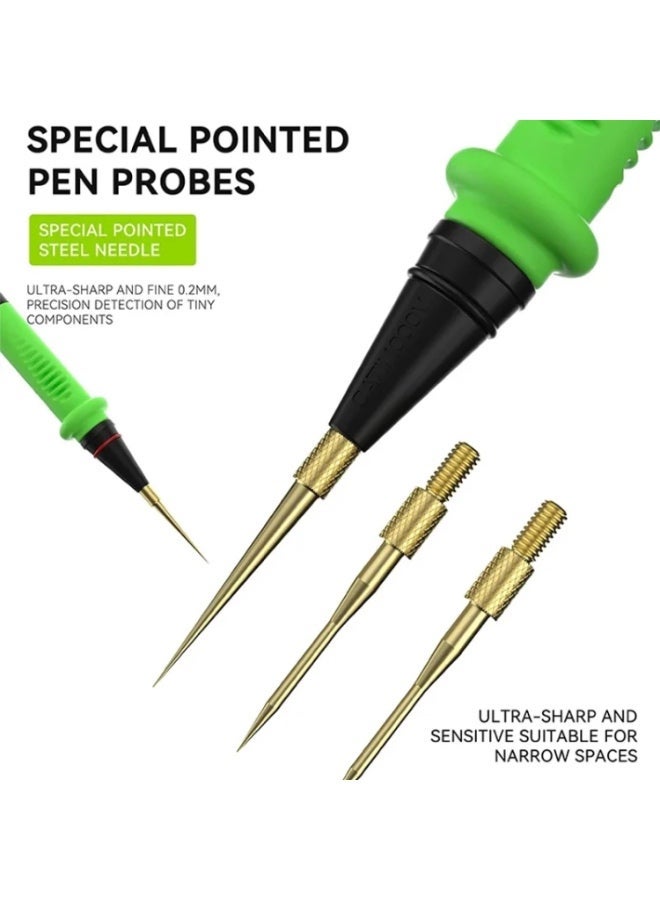 Luowei أسلاك اختبار متعددة الاستخدام Luowei ‎LW-315‎ بجهد ‎1000V‎ وتيار ‎20A‎، مصنوعة من سيليكون ناعم ومناسبة لأجهزة القياس الرقمية (Multimeter) - Image 4