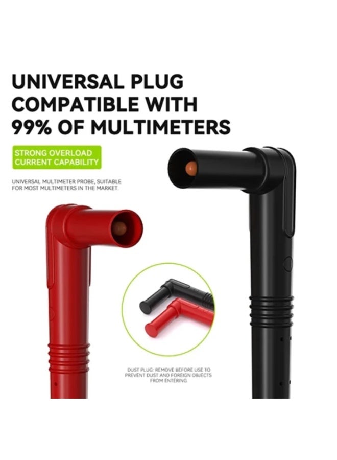 Luowei أسلاك اختبار متعددة الاستخدام Luowei ‎LW-315‎ بجهد ‎1000V‎ وتيار ‎20A‎، مصنوعة من سيليكون ناعم ومناسبة لأجهزة القياس الرقمية (Multimeter) - Image 5