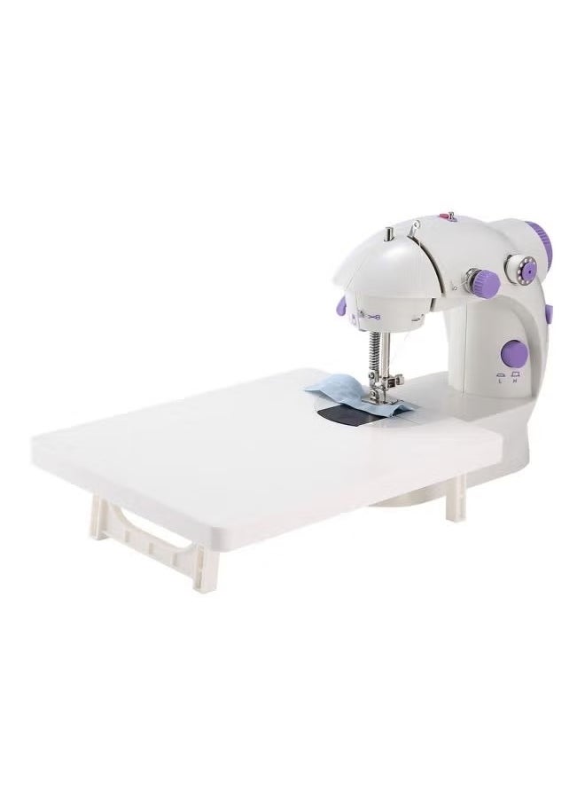 A ZONE Portable Mini Sewing Machine H32520-US White/Purple  - Image 4