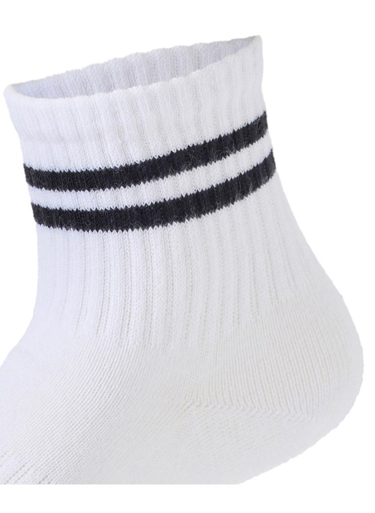 SAM SOCKS Kids Boys Set Of 3 Cotton Lycra Stripped L-Shape Socks White - Image 4