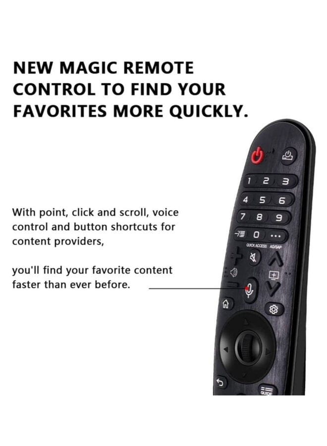 زبون An-Mr650A An-Mr18Ba An-Mr19Ba جهاز تحكم عن بعد صوتي Akb75635305 لـ Lg 2017 2018 2019 تلفزيون Oled الذكي متوافق مع سلسلة B7 B7A C7 E7 G7 W7 W8 B9 C9 E9 W9 - Image 2