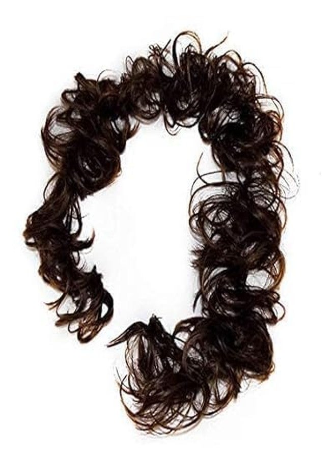 Vego Hair Buns for Women & Girls Hair Extension |Hair Extensions Ponytail Bun | Extension Hair for Women & Girls Messy Bun [ NATURAL_BROWN_FRILL] - Image 3