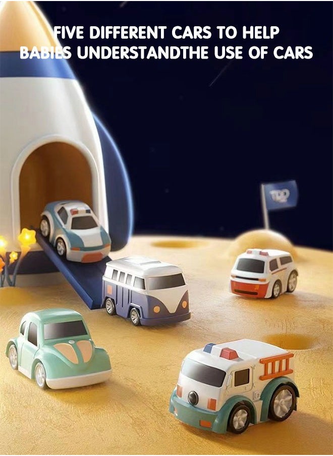 GROIC Car Adventure Toy,Space Theme Rescue Race Track Toys,Preschool Vehicle Playset Gifts,Puzzle Car Toys for Kids  - Image 5