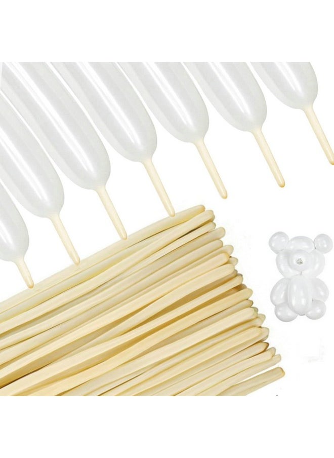 Jwxstore - 100Pcs 260 Balloons Clear Long Balloons For Balloon, Premium Quality Latex Twisting Balloons For Animals Modeling Christmas Birthday Wedding Party Decorations) - Image 1