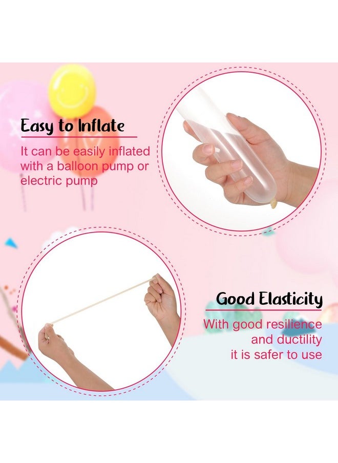 Jwxstore - 100Pcs 260 Balloons Clear Long Balloons For Balloon, Premium Quality Latex Twisting Balloons For Animals Modeling Christmas Birthday Wedding Party Decorations) - Image 1