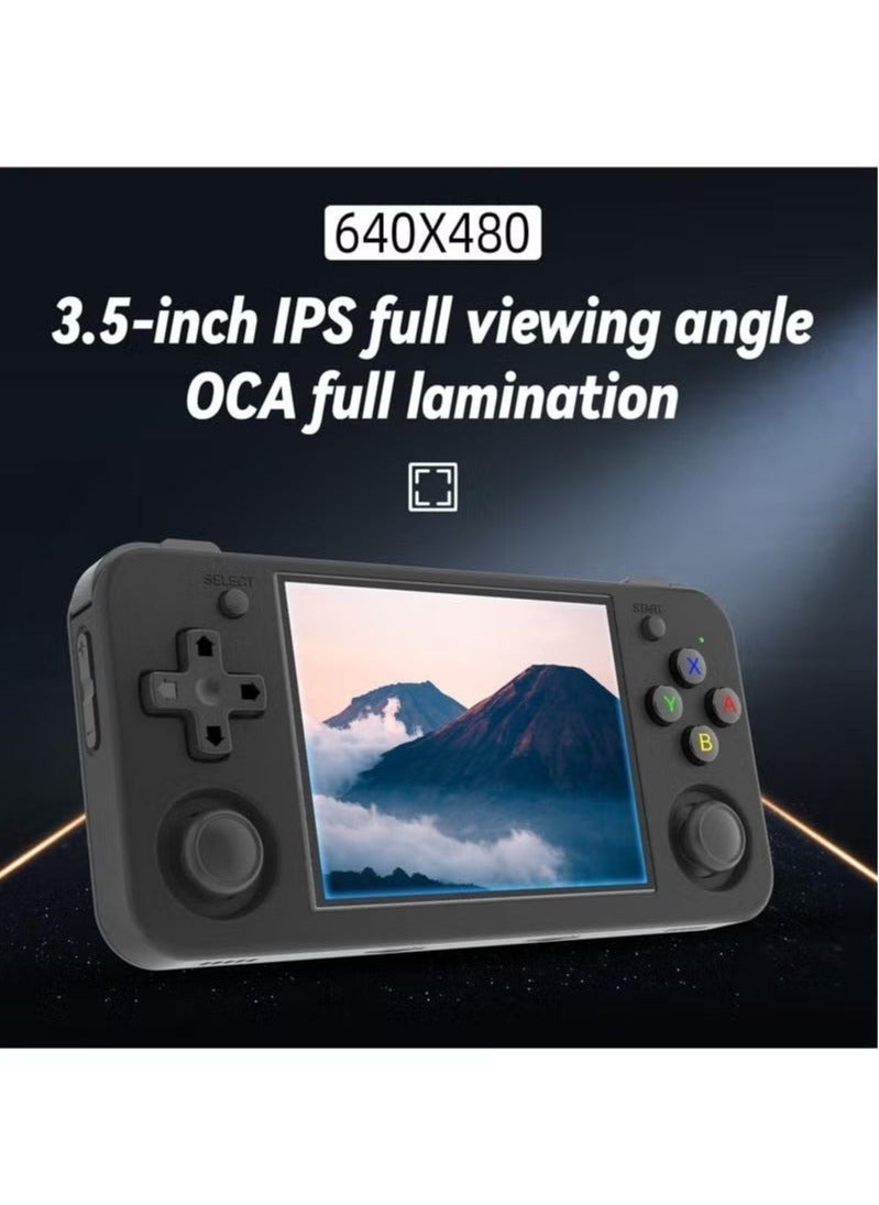 RedMapleTEK RG35XX H Retro Handheld Game Console , 3.5 Inch IPS Screen Linux System Built-in  10000+ Games Support HDMI TV Output 5G WiFi Bluetooth 4.2 (Black 64GB+128GB)  - Image 2