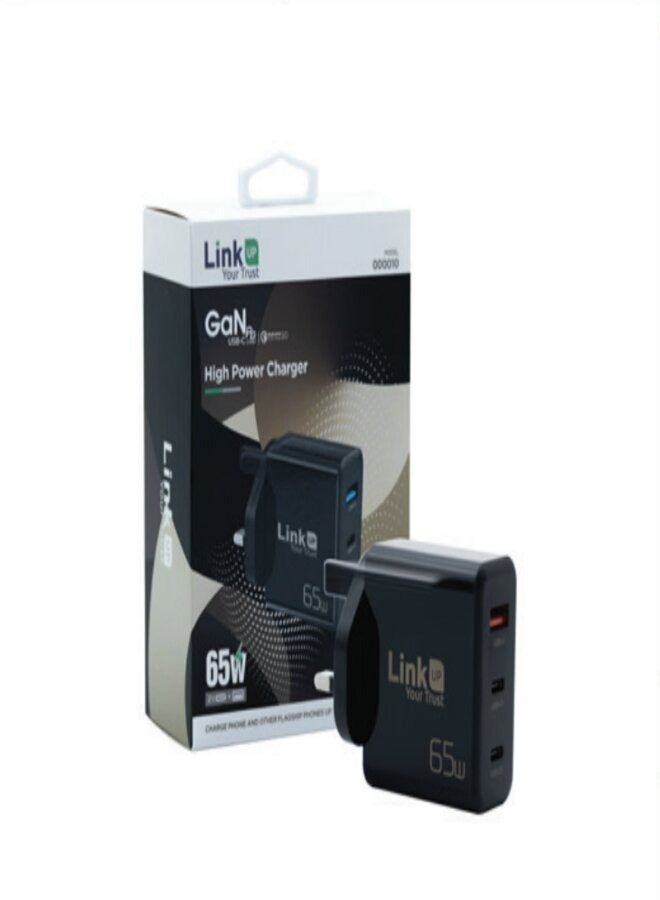 Linkup High Power Charger 2PD 1 USB 65W