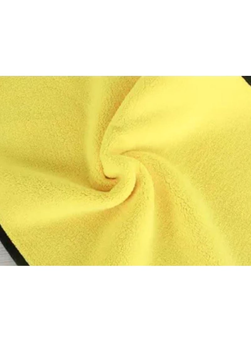 "فوطة تنظيف سميكة من المايكروفايبر فائقة الامتصاص لغسيل السيارات والتنظيف والتجفيف  " - Image 3