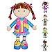 June Garden 155 Dressy Friends Belle  Educational Stuffed Plush Doll for Kids and Toddlers 2 Years and Up  Montessori Buckle Soft Toy - Image 2