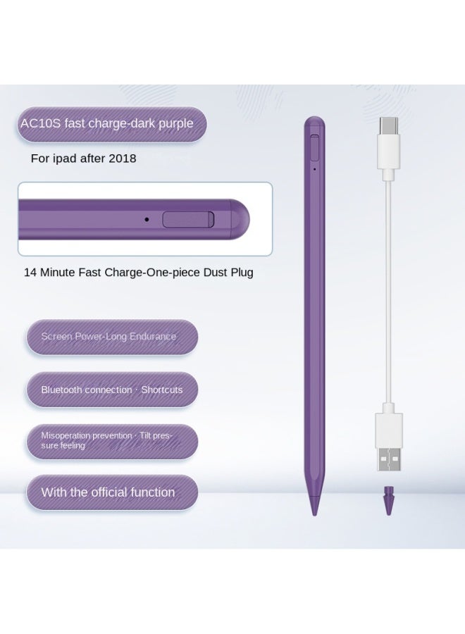 قلم آيباد ستايلس متوافق مع Apple Pencil قلم شاشة لمس لوحي قلم رقمي بلوتوث قلم خط يد ستايلس - Image 1