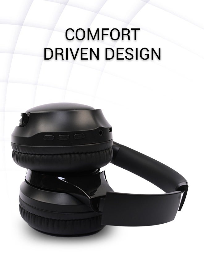 ION 8Pro ANC Bluetooth Headphone: 300mAh Battery, 30 Hours Music, Bluetooth V5.4, Type-C Charging, Compatible with iPhone, Samsung, OnePlus, and More