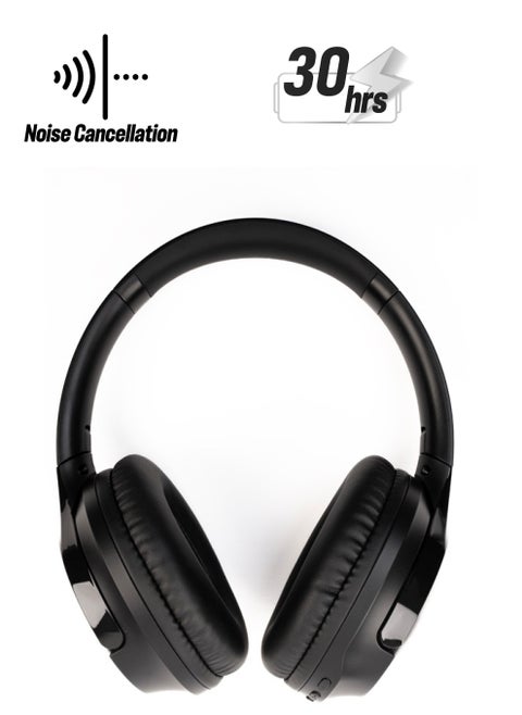ION 8Pro ANC Bluetooth Headphone: 300mAh Battery, 30 Hours Music, Bluetooth V5.4, Type-C Charging, Compatible with iPhone, Samsung, OnePlus, and More