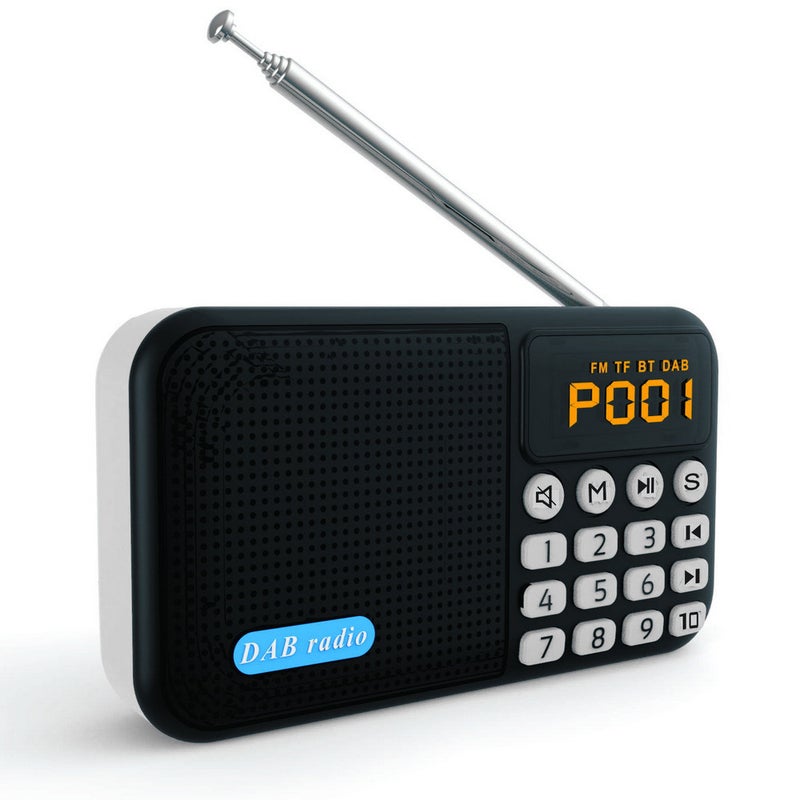 Car DAB Digital Radio Portable Stereo Speaker Mini Wireless BT MP3 Player FM Radio - Image 3