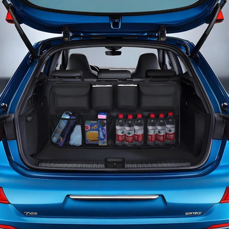 SXCCNW Car Boot Organiser with 8 Pockets - Waterproof Backseat Storage Bag - Image 4