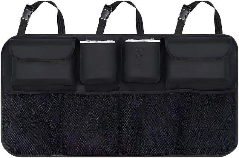 SXCCNW Car Boot Organiser with 8 Pockets - Waterproof Backseat Storage Bag - Image 1