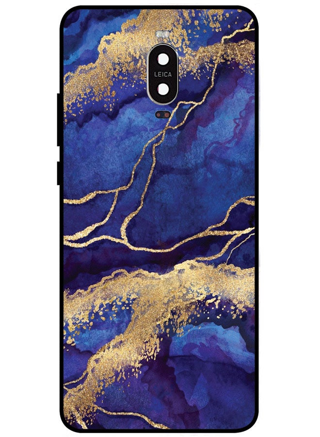 EYE CATCH Protective Case Cover For Huawei Mate 9 Pro Blue & Golden Texture Multicolor - Image 1
