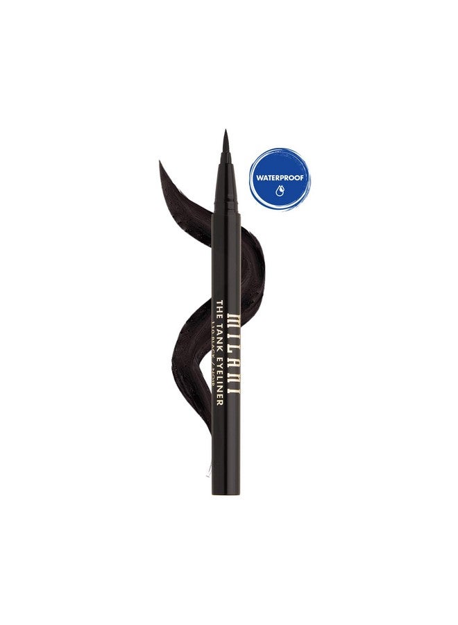 MILANI The Tank Liquid Eyeliner Noskip Liquid Eyeliner Pen, Waterproof Formula, Makeup Pen Black, Long Lasting & Smudgeproof  - Image 1