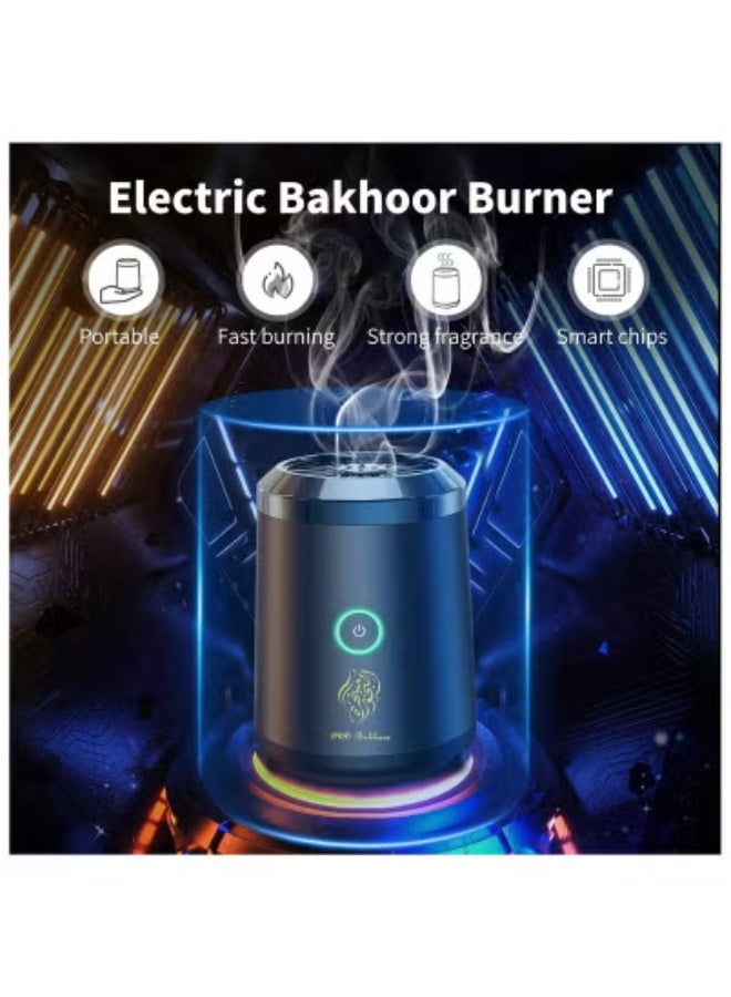 JAJEEK 🕌 Mini Portable Incense Burner with USB Rechargeable Battery | Electric Arabic Oud Burner & Flameless Aroma Diffuser | Compact Bakhoor Holder for Home, Office & Car | Elegant Muslim Gift Idea | Travel-Friendly Design for Soothing Fragrance Anywhere - Image 5