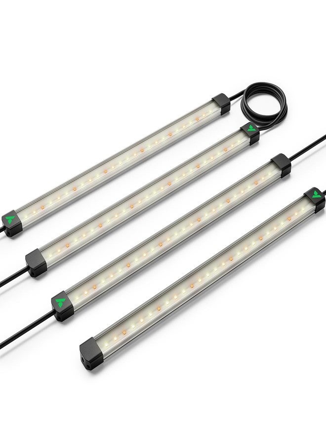 فيفوصن أشرطة إضاءة النمو LED من VIVOSUN Lumaray مقاس 16 بوصة (4 أشرطة)، إضاءة جانبية كاملة الطيف مع 60% ضوء أحمر حتى 25% إنتاجية لخيام النمو والصوبات الزراعية، تم ترقية موثوقية المغناطيس، متوافقة مع SGS - Image 1