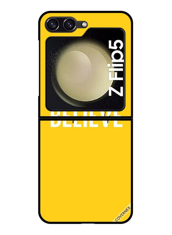 Covernex Protective Case Cover For Samsung Galaxy Z Flip 5 Believe In Yourself - Image 1