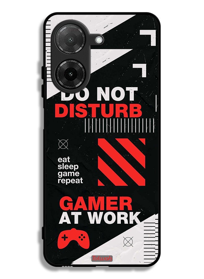Tolwak Xiaomi Redmi A5 4G Protective Case Cover Do Not Disturb Gamer At Work - Image 1