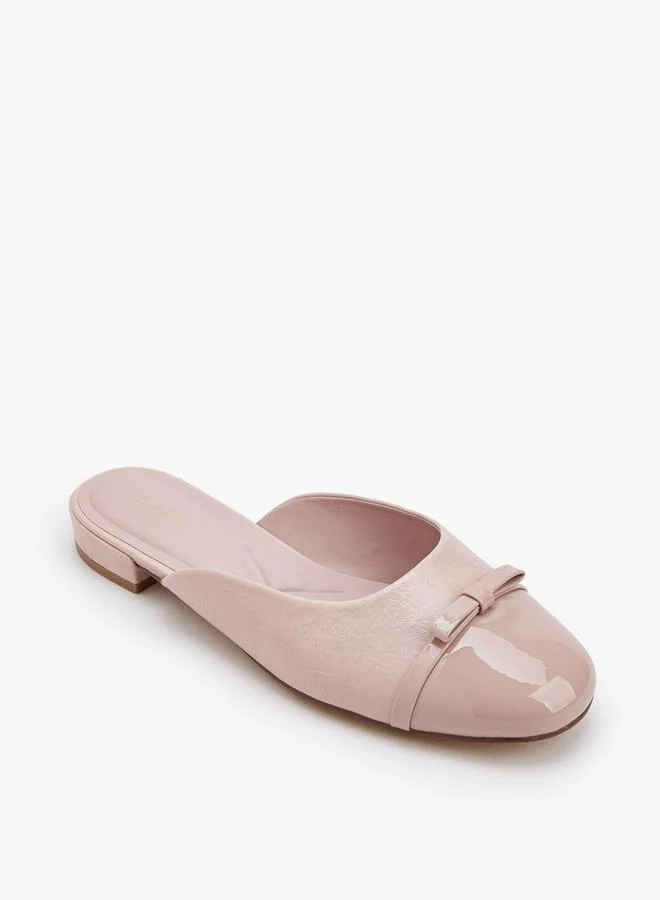 Celeste PINK Women Crinkle Textured Mules for Women | Best Price UAE