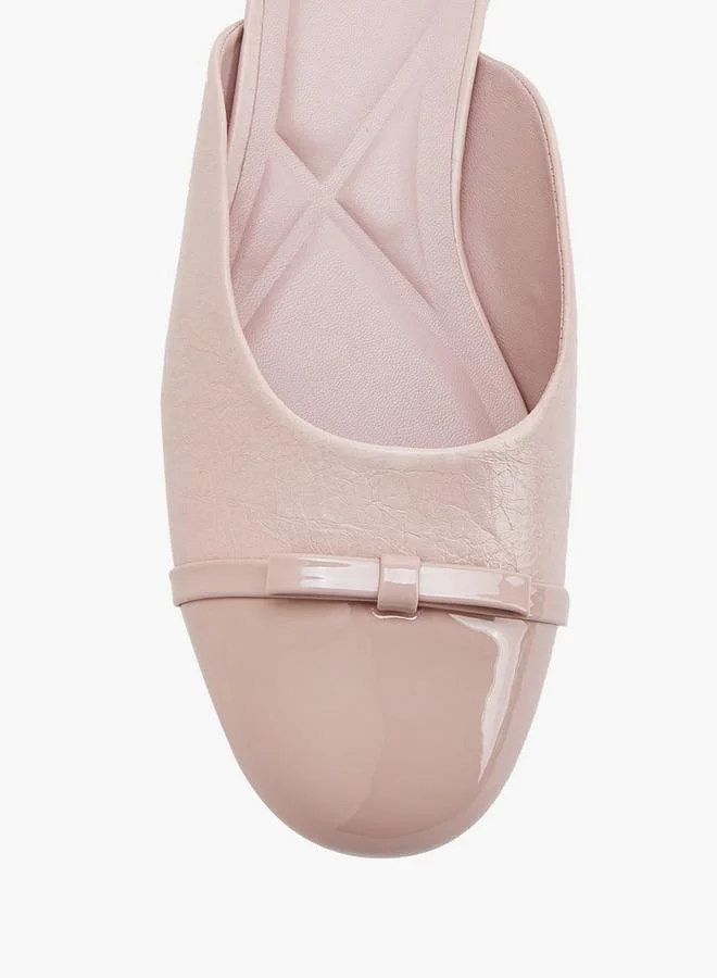 Celeste PINK Women Crinkle Textured Mules for Women | Best Price UAE
