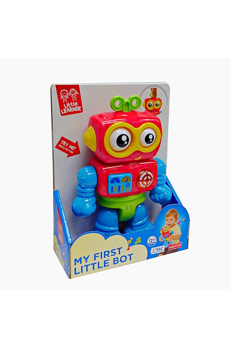 Little Learners ليتل ليرنرز ماي فيرست ليتل بوت - حركة تدوير العيون، ضوء وصوت، أذرع وأرجل متعددة المفاصل، 12M+ - Image 2