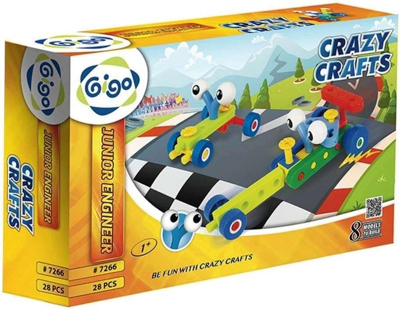 Gigo Toys Junior Engineer Crazy Crafts Building Set - 28 Pieces - Image 2