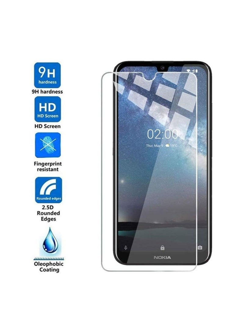 NQ Nokia 7.2 & 6.2 Screen Protector Glass Bubble Free Tempered Glass Guard for Nokia 7.2 & 6.2 