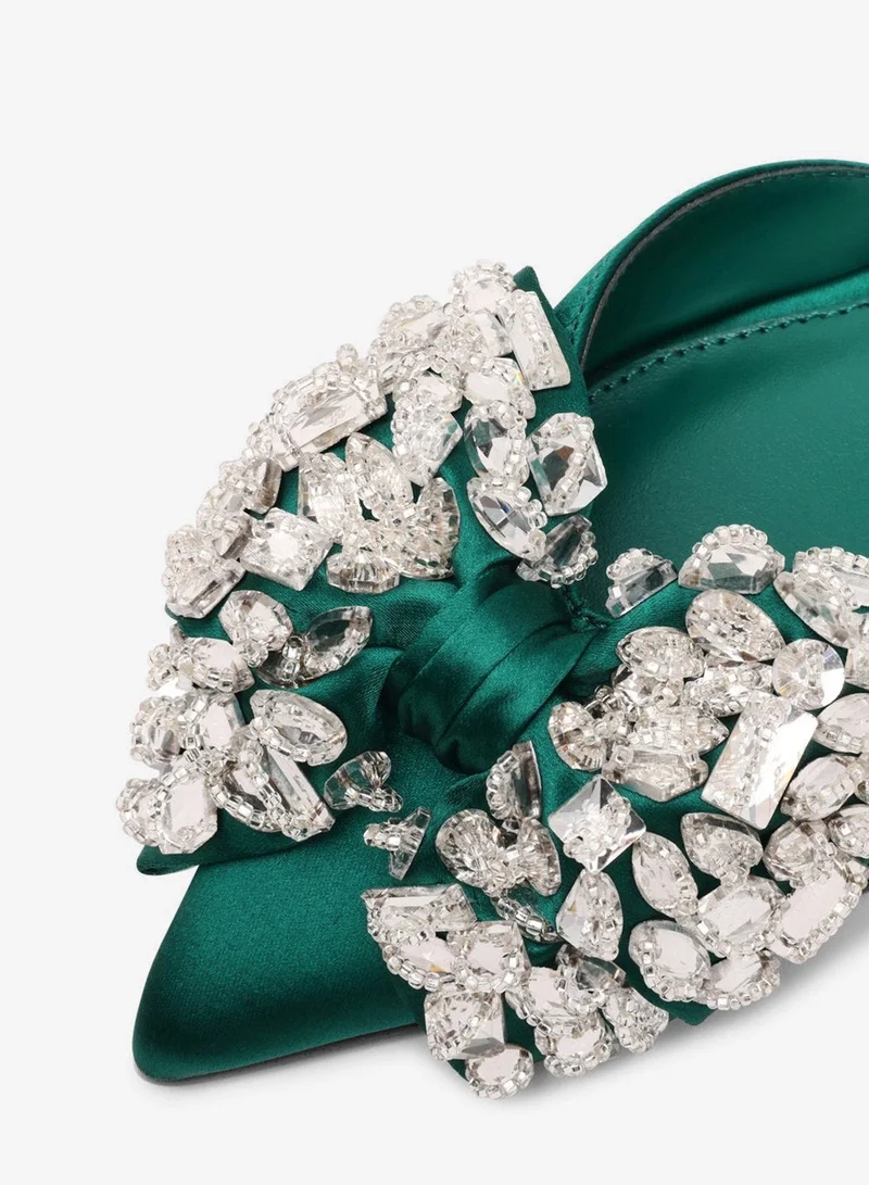 STEVE MADDEN  Sloane St. Green Flat Sandals for Women | Best Price UAE