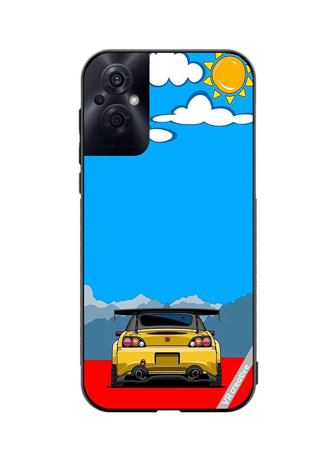 VR CREATIVE Protective Case Cover For Oppo Reno8 Z Car Design Multicolour - Image 1