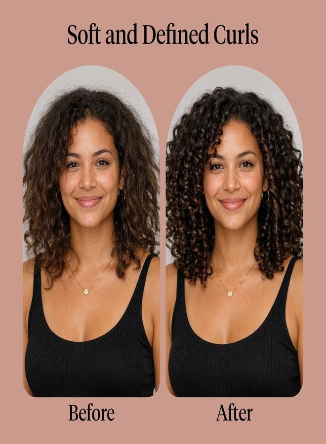 Kitsch Moisturizing Curl Cream for Curly Hair – Lightweight Curly Hair Products for Men & Women | Defines Curls, Controls Frizz & Boosts Shine | Hydrating Curling Cream - Ideal Gifts for Women - Image 4