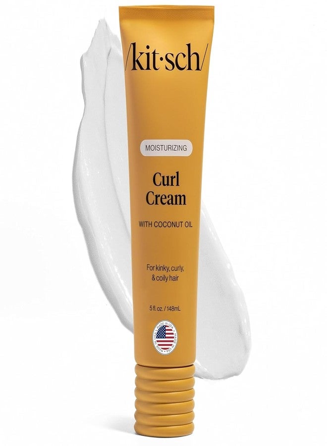 Kitsch Moisturizing Curl Cream for Curly Hair – Lightweight Curly Hair Products for Men & Women | Defines Curls, Controls Frizz & Boosts Shine | Hydrating Curling Cream - Ideal Gifts for Women - Image 1
