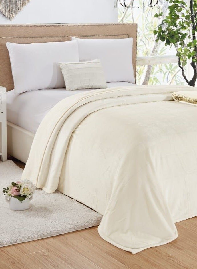 Moon 1 Piece Soft Bed Polyester Blanket king Size 200*220 cm - Image 3