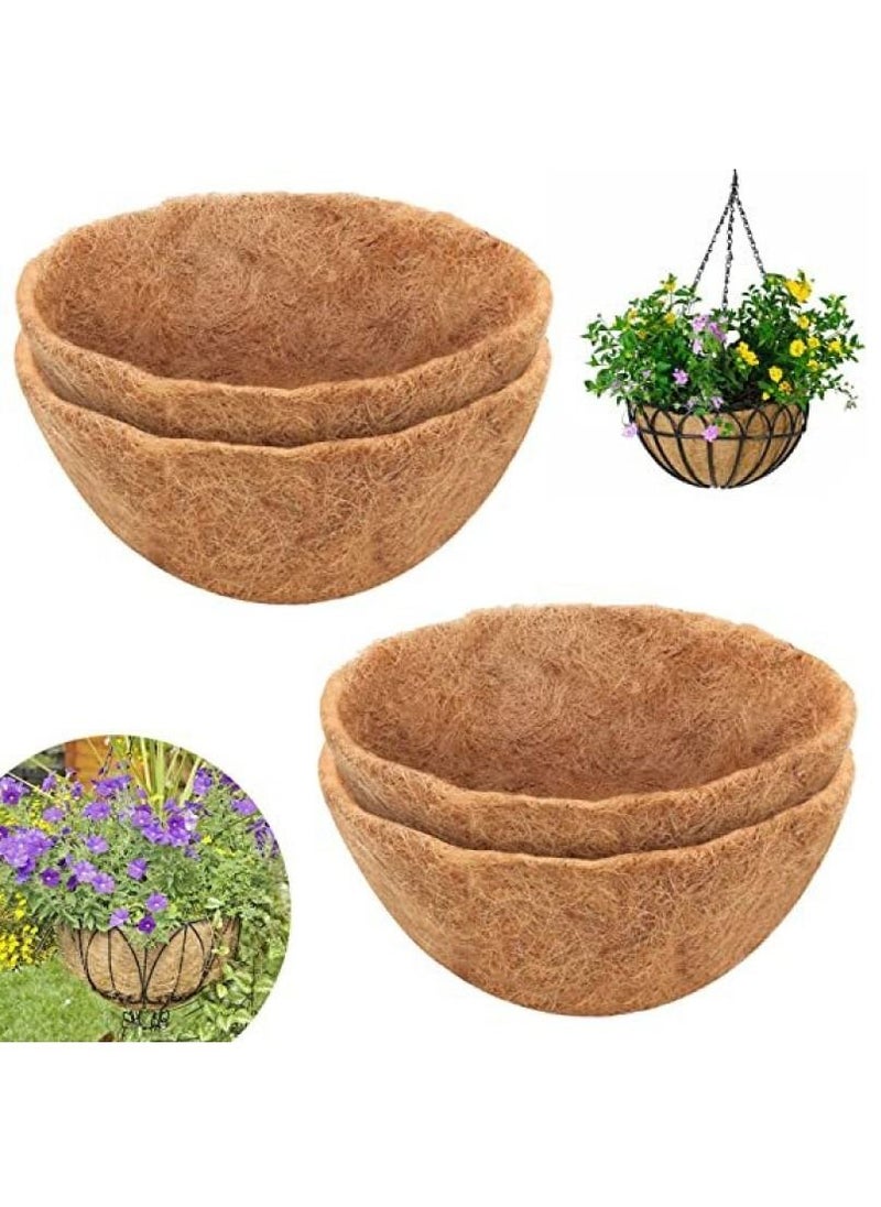 Y&D 5-Piece Coconut Liner Hanging Flower Basket Mat  - Image 2